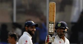 PHOTOS, One-off Test: Kohli double ton leads India's run feast