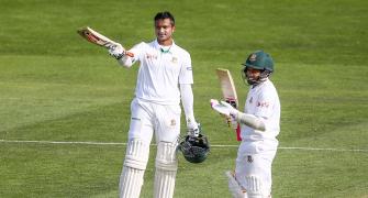 Shakib slams double ton as Bangladesh take Day 2 honours vs New Zealand
