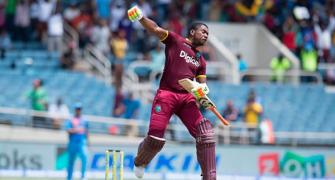 T20: Centurion Lewis clobbers India bowlers as WI win by 9 wickets