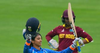Women's World Cup: Mandhana's century helps India crush WI
