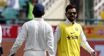 Dharamsala Test: Kohli brings teammates drinks, Twitter goes crazy!