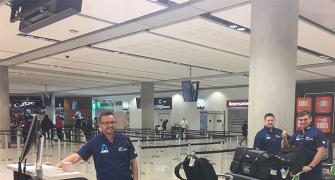 New Zealand players arrive in India for limited overs series