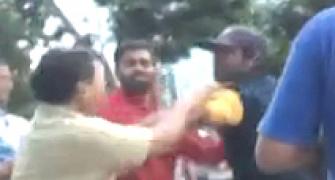 VIDEO: Rayudu slaps senior citizen after argument over 'rash driving'