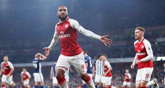 Arsenal's record signing Lacazette strikes twice to see off West Brom
