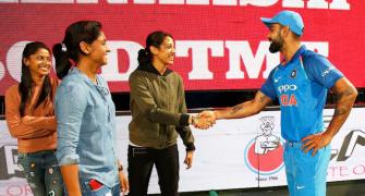Rohit, Virat cheer for Mithali and Co ahead of Pak tie