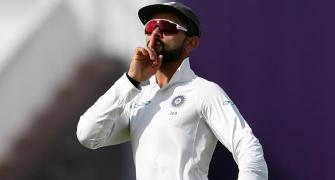 PIX: Kohli's unique gesture to celebrate Root's wicket