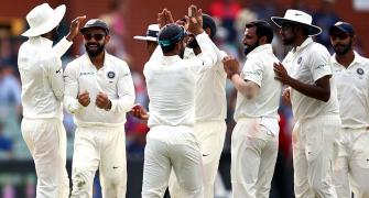 PHOTOS: India close in on victory after Australia collapse