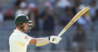 PHOTOS: Australia pegged back by India after steady start on Day 1