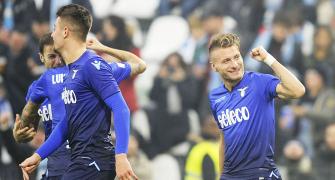 Football Briefs: Immobile hits four in Lazio rout in Serie A