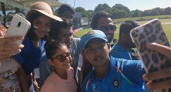U-19 PHOTOS: Team India celebrate Pakistan win with fans
