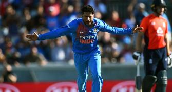 PIX: Kuldeep, Rahul shine as India outclass England in T20 opener