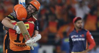 PHOTOS: Sunrisers win by 7 wickets, Daredevils out of IPL
