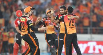 IPL PHOTOS: Bhuvi, Kaul bowl Sunrisers to 5-run win over RCB