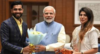 PIX: When Ravindra Jadeja met PM Modi