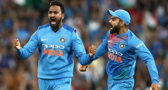 PHOTOS: Krunal, Kohli shine as India down Australia; series ends 1-1