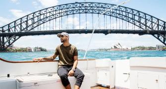 PHOTOS: How Dhawan spends his day off in Sydney