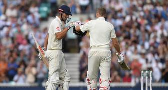 PICS: England have India reeling after Cook, Root show