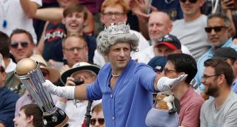 'Queen' spotted celebrating England's World Cup win