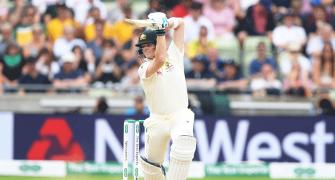 Ton-up Smith now second only to Bradman