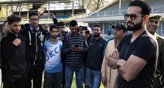 Pathan using TV ads to locate cricketers in Kashmir
