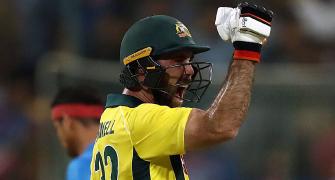 PIX: Maxwell destroys India as Australia sweep T20I series