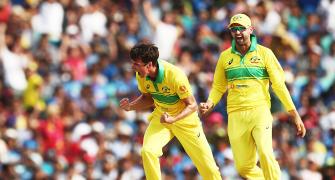PHOTOS: Australia edge past India to take 1-0 series lead