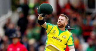 World Cup PIX: Warner takes Australia closer to semis