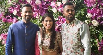 PIX: Tendulkar, Pandyas attend Akash Ambani's star-studded wedding