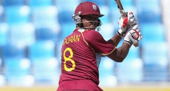 West Indies' Pooran suspended for ball-tampering