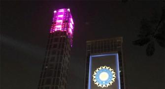 Kolkata turns pink for day-night Test