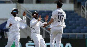 PHOTOS: WI vs Ind, 2nd Test, Day 3