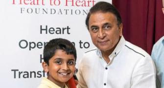 Gavaskar raises funds for child heart surgeries