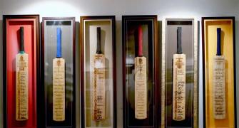 PIX: Ganguly inaugurates cricket-themed restaurant