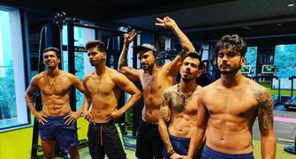 Rohit mercilessly trolls Chahal's shirtless picture