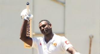 1st Test: Mathews's double ton puts SL in control