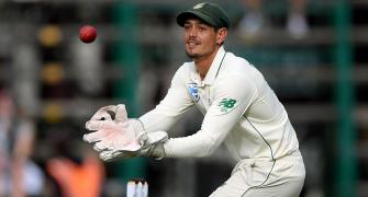 De Kock to miss part of India Test series?