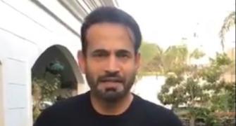 At whom was Irfan Pathan's tweet directed?