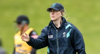 Cotton first woman to umpire global cricket final