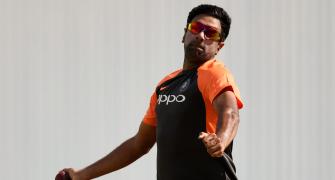 SEE: Ashwin gets cracking in the nets