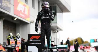 Hamilton matches Schumacher's record with 91st win
