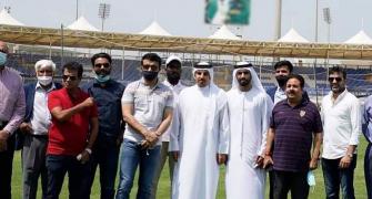 Dada inspects Sharjah stadium ahead of IPL