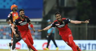 PIX: Shahbaz stars in RCB's stunning win over SunRisers