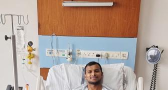 Knee surgery performed, Natarajan thanks BCCI