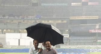 Mumbai Test: Rain likely to play spoilsport on Day 1