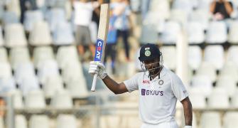 PHOTOS: Mayank leads India's fightback with ton