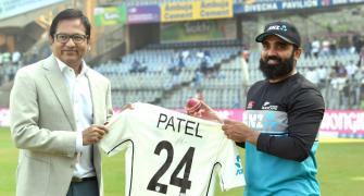 Patel gifts 'Perfect 10' ball to MCA for museum
