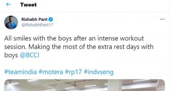 Why is Pant all smiles?
