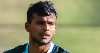 Natarajan to replace injured Umesh for last 2 Tests