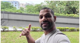 PIX: Dhawan & Co quarantine in Mumbai ahead of SL tour