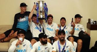 Black Caps head home after great night of celebrations